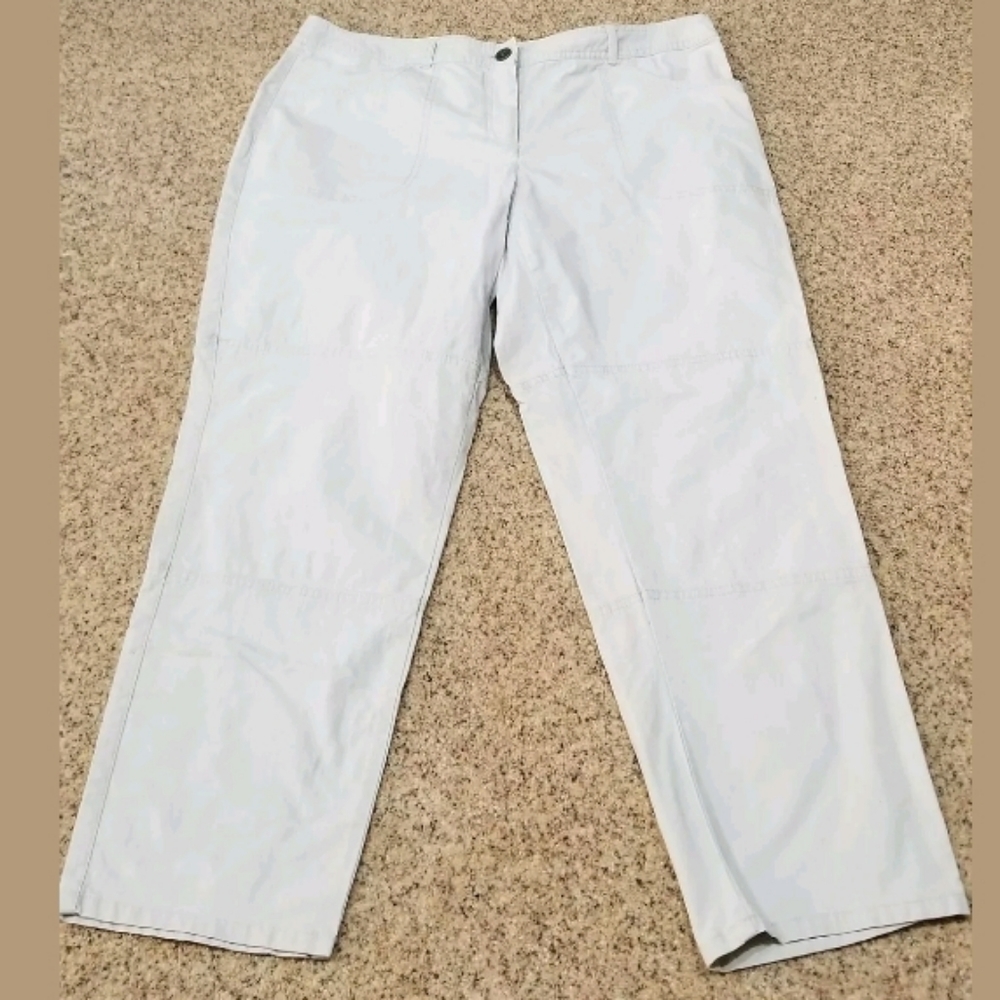 J.Jill Light Pants Crop Beige stretch Sz10